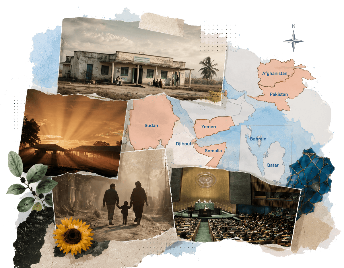 WORLD HEALTH ORGANIZATION - art collage